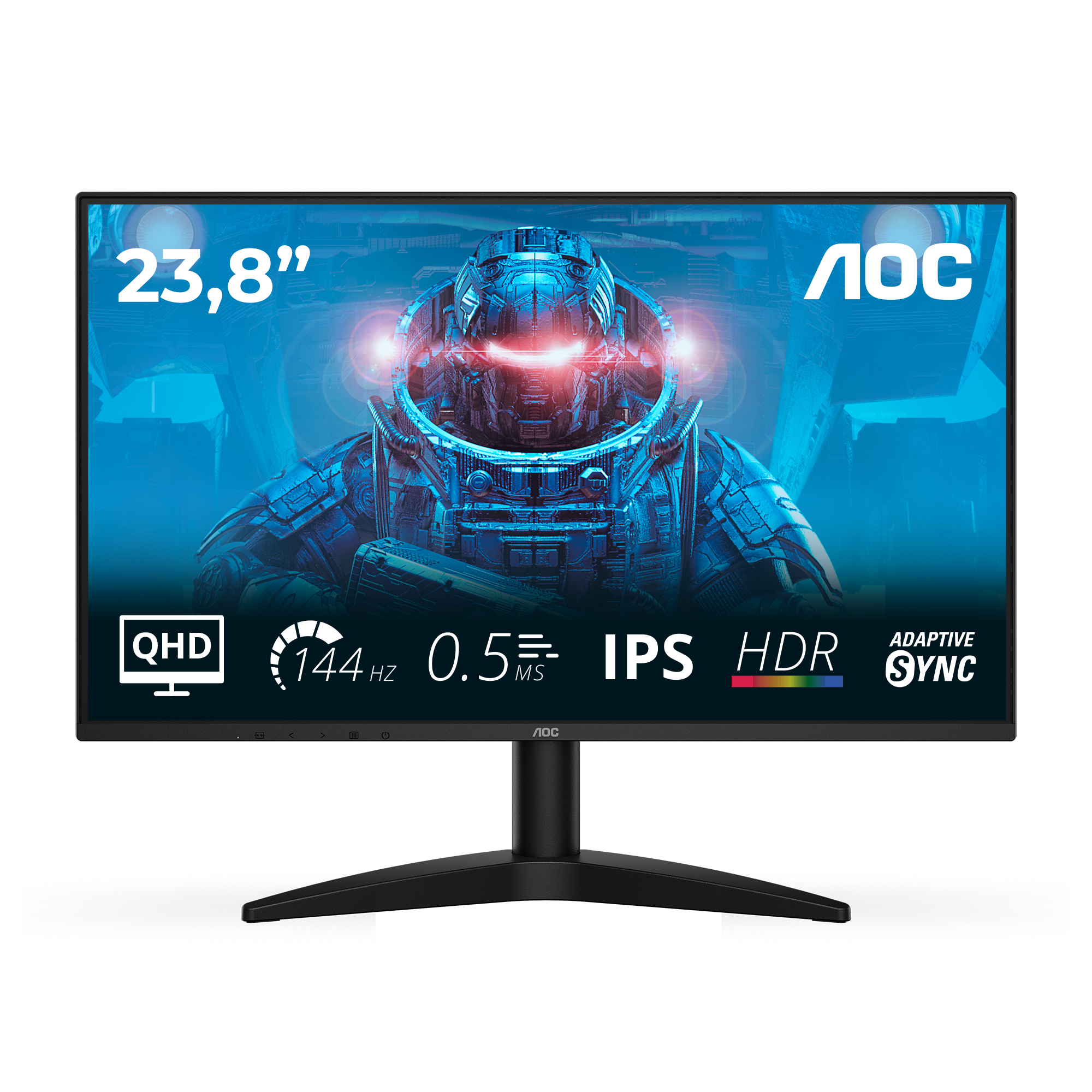 AOC 60,5cm (23,8) Q24B36X 16:09 HDMI+DP black