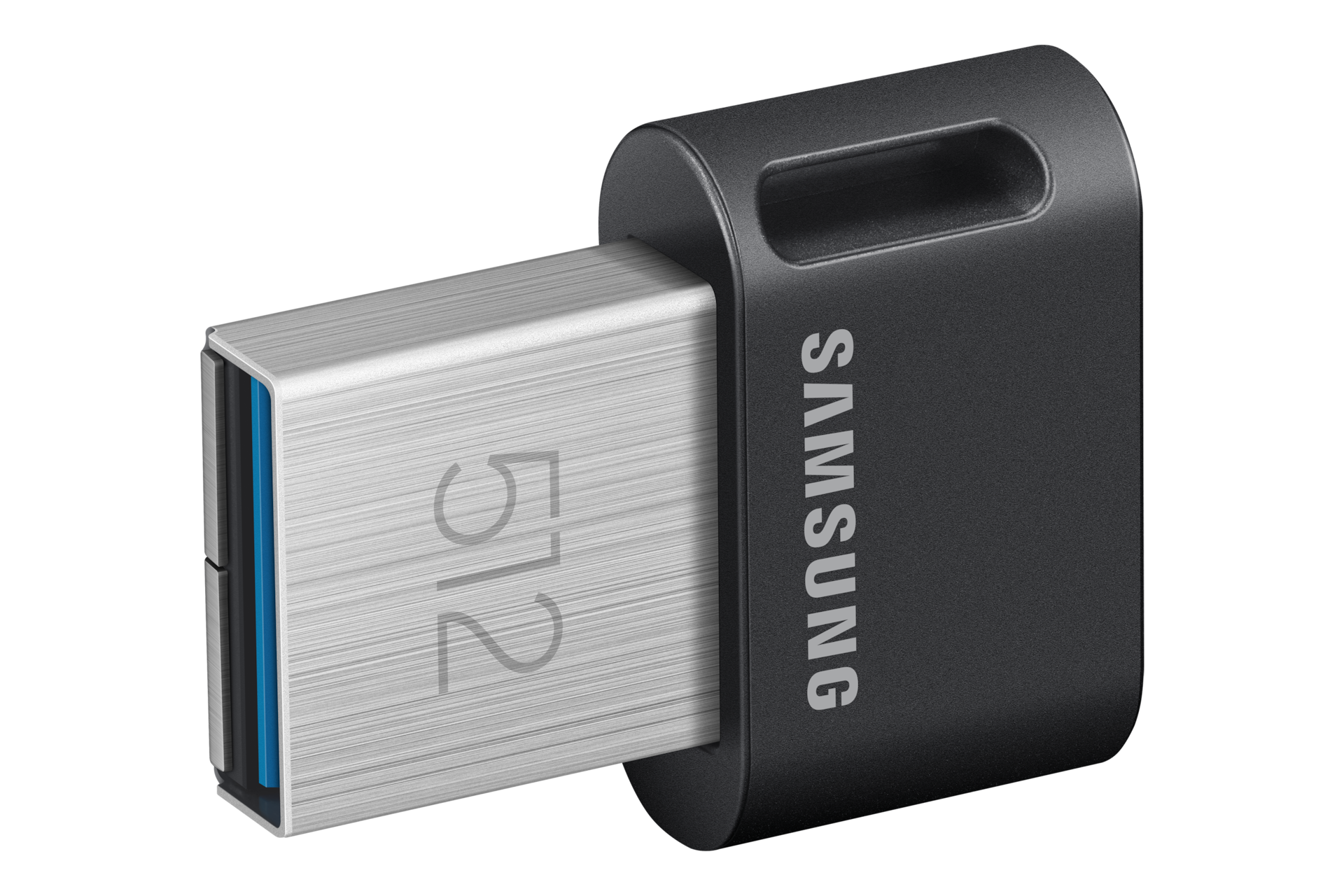 SAMSUNG FIT Plus USB-Stick Typ-A 512GB 400 MB/s Lesen 110 MB/s Schreiben kompakter USB 3.1 Flash Drive mit Schlüsselring Gray