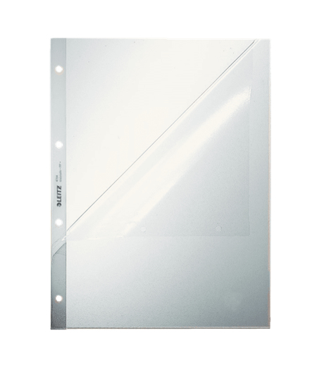 LEITZ Prospekthüllen 4784 DIN A4 transparent genarbt 0,13 mm, 100 St.