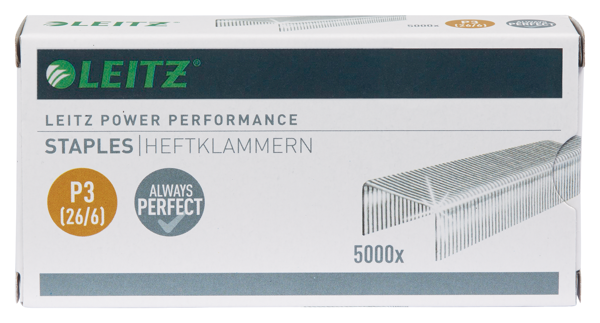 LEITZ Heftklammern 5572 26/6, 5.000 St.