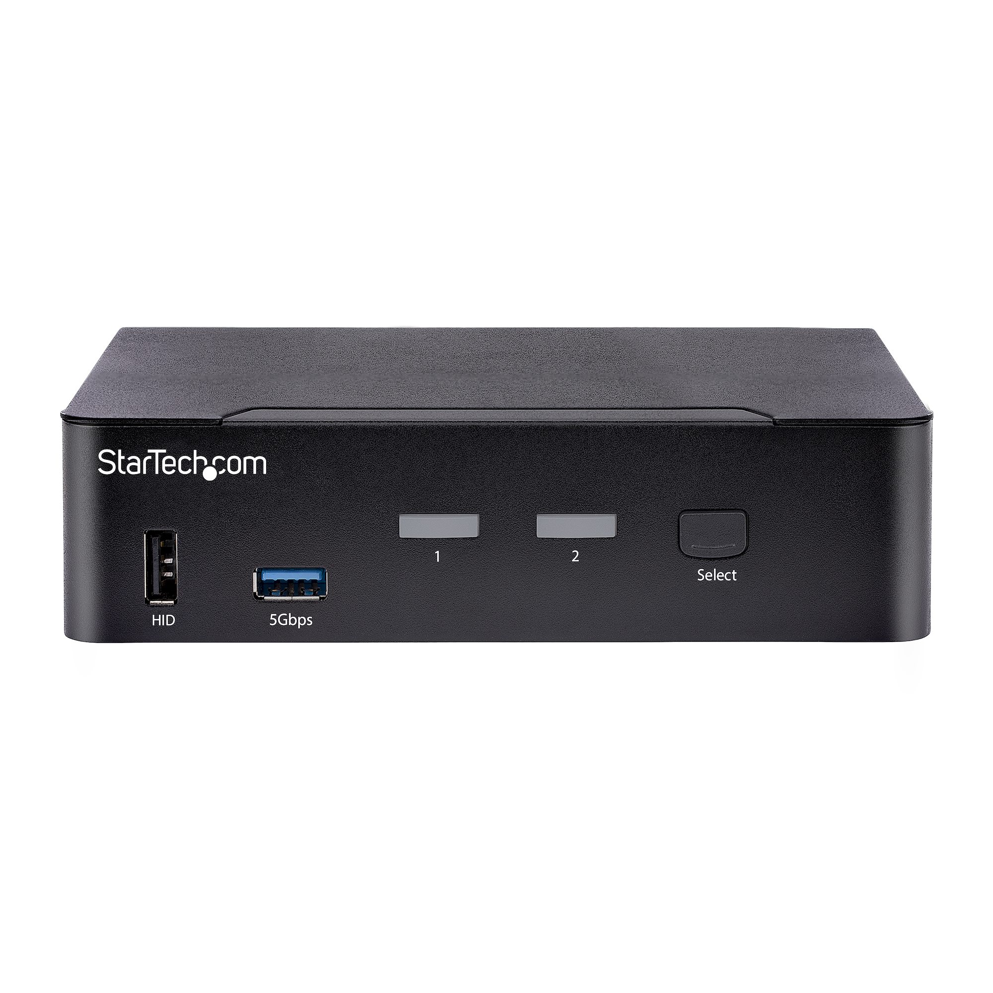 STARTECH.COM 2 Port USB C KVM Switch KVM Umschalter mit 4K 60Hz DisplayPort Thunderbolt 3/4 und USB C DP Alt Mode Audio USB A Hub