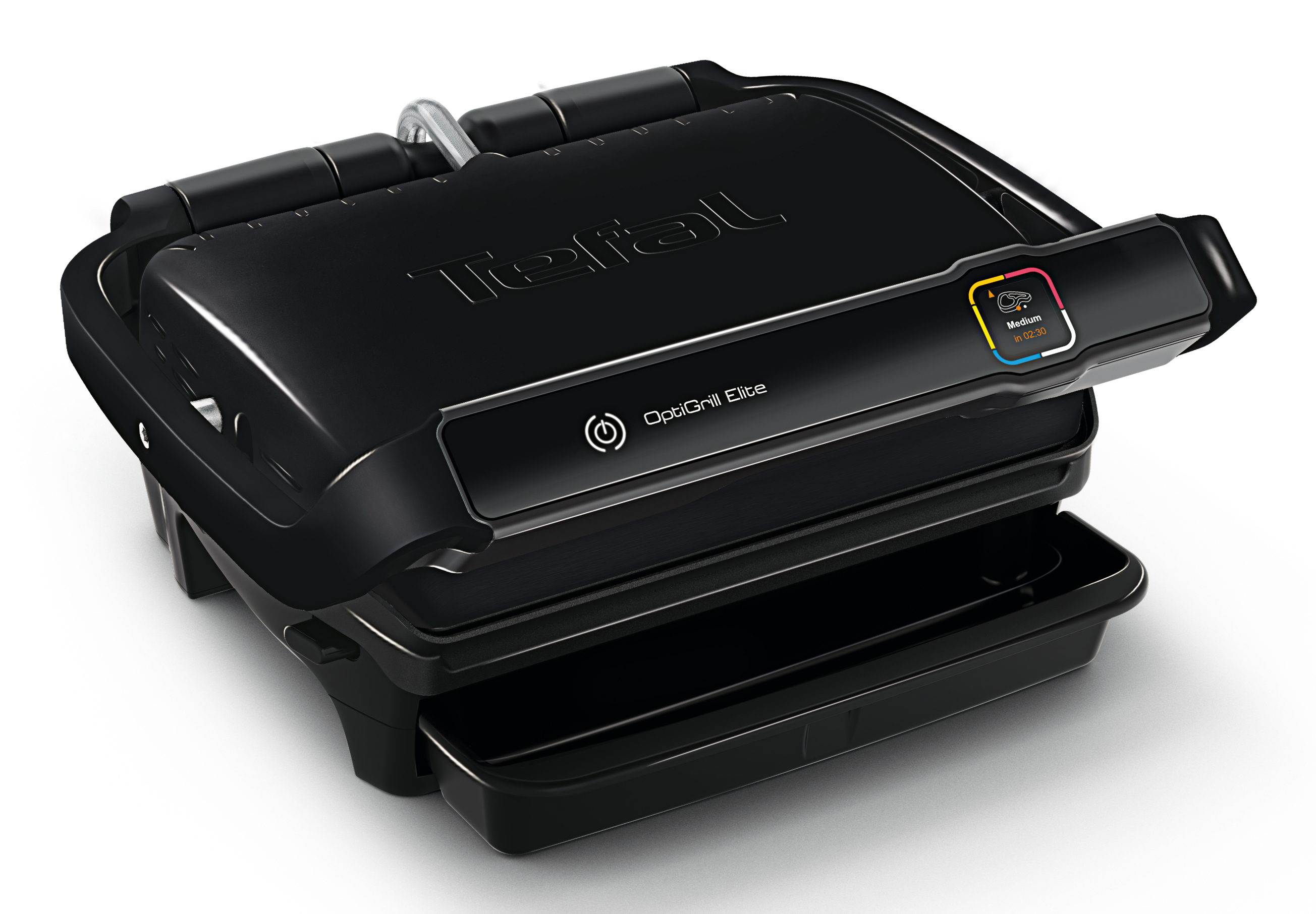 Tefal GC7508 OptiGrill Elite Kontaktgrill, schwarz