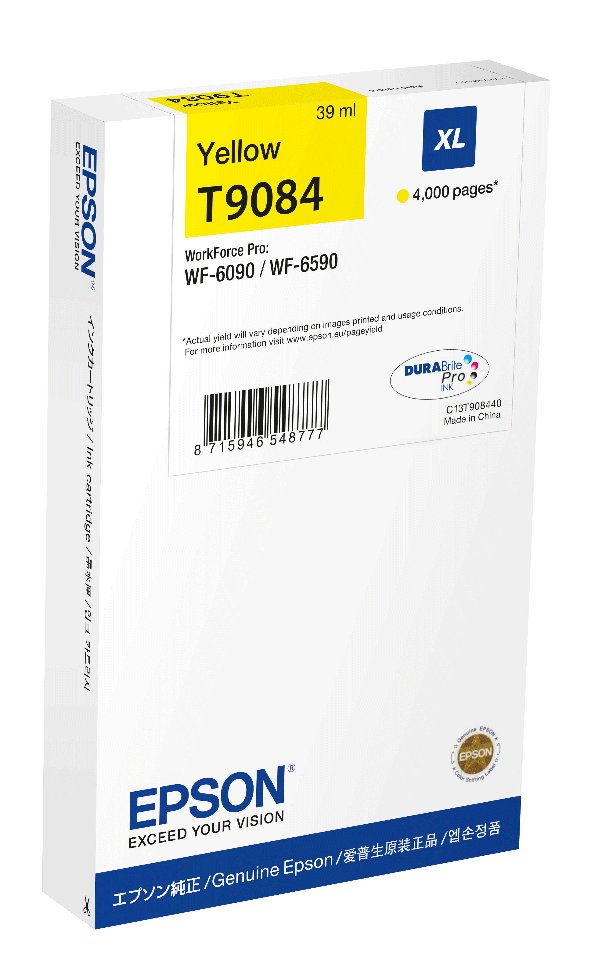 EPSON T9084XL gelb Druckerpatrone