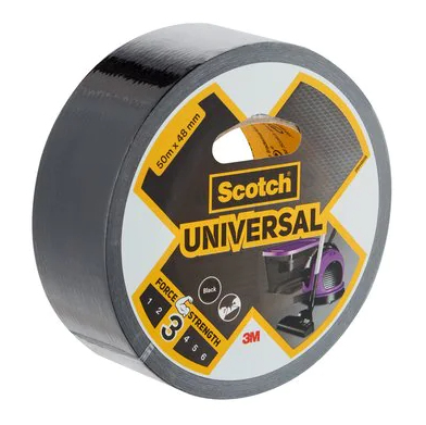Scotch Universal Gewebeband schwarz 48,0 mm x 50,0 m 1 Rolle