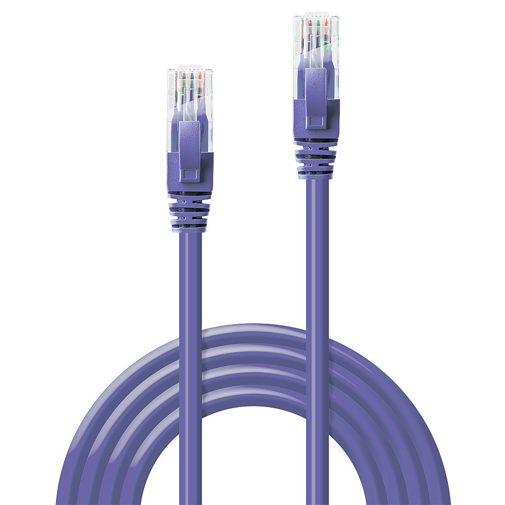 LINDY Patchkabel Cat6 U/UTP violett 2.00m