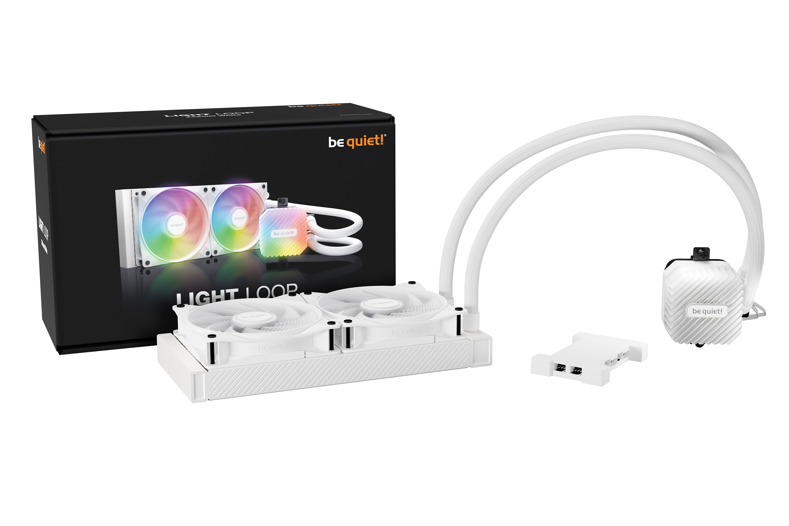 Light Loop 240mm white, Wasserkühlung