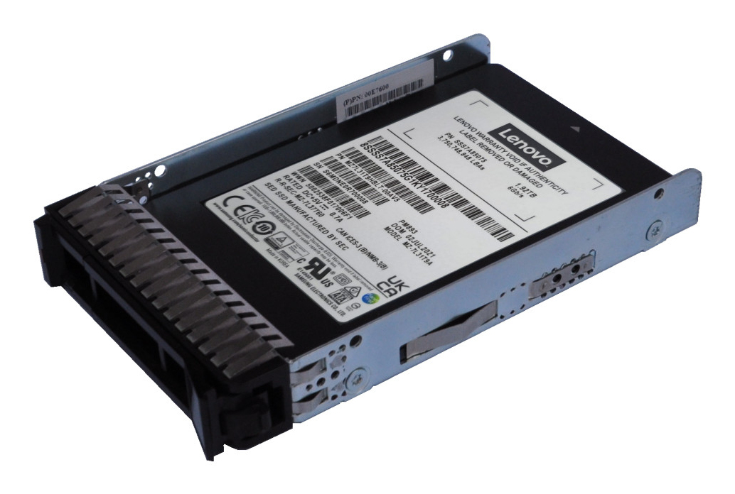 LENOVO ISG ThinkSystem 6,35cm 2,5Zoll Multi Vendor 480GB Mixed Use SATA 6Gb HS SSD v2