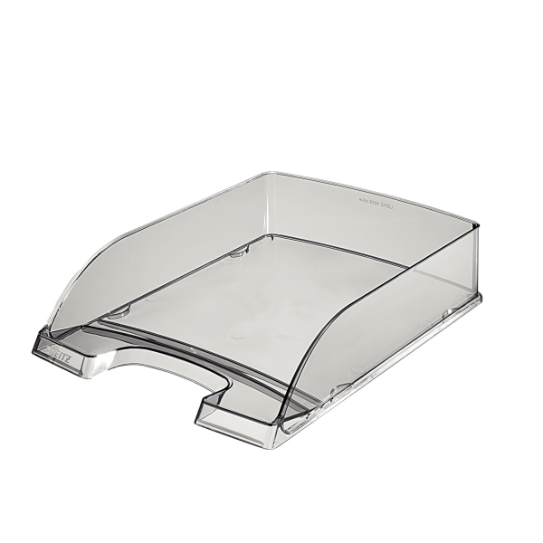 LEITZ Briefablage Plus grau-transparent DIN A4, 1 St.