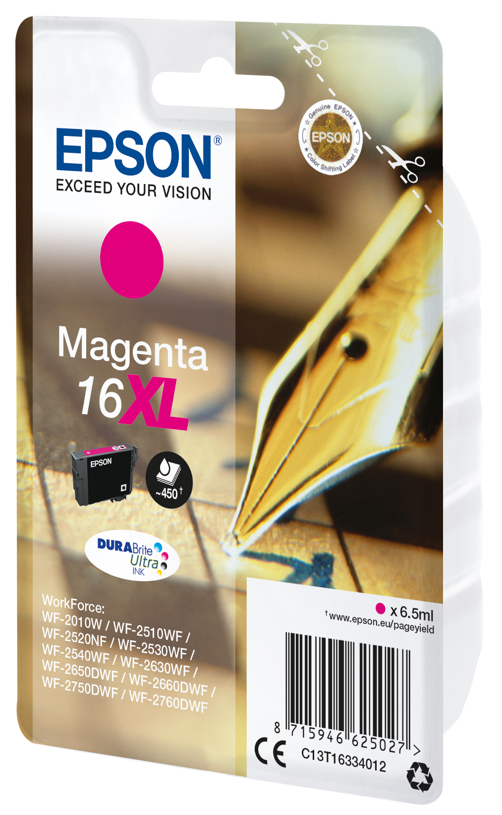 EPSON 16XL / T1633XL (Füller) magenta Druckerpatrone