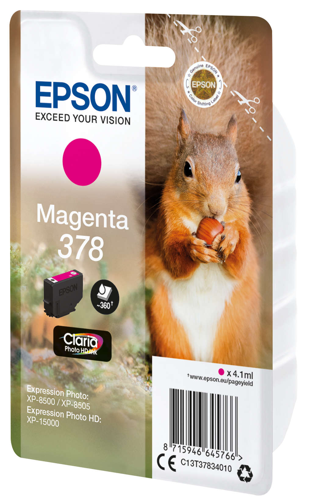 EPSON 378/T37834 (Eichhörnchen) magenta Druckerpatrone