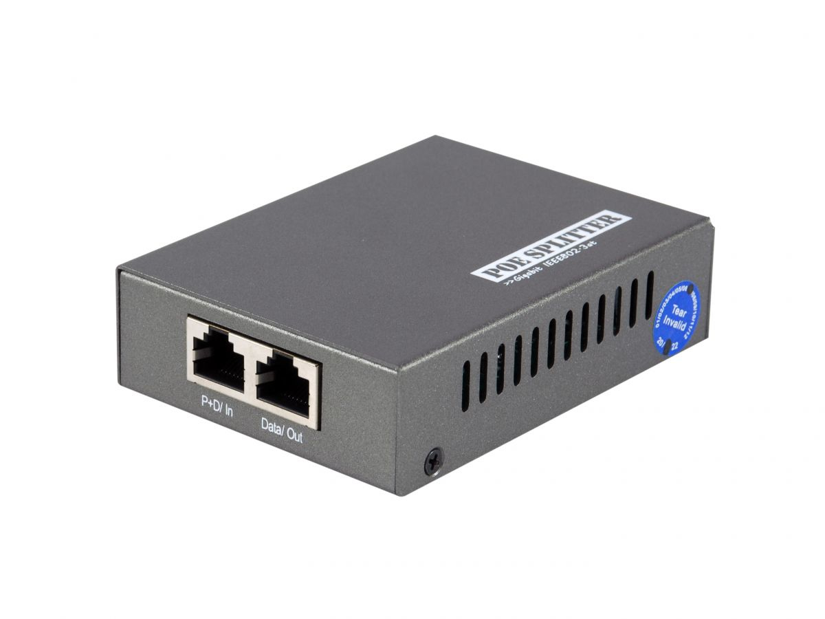 LevelOne PoE Gigabit Splitter RJ45 1Gbps
