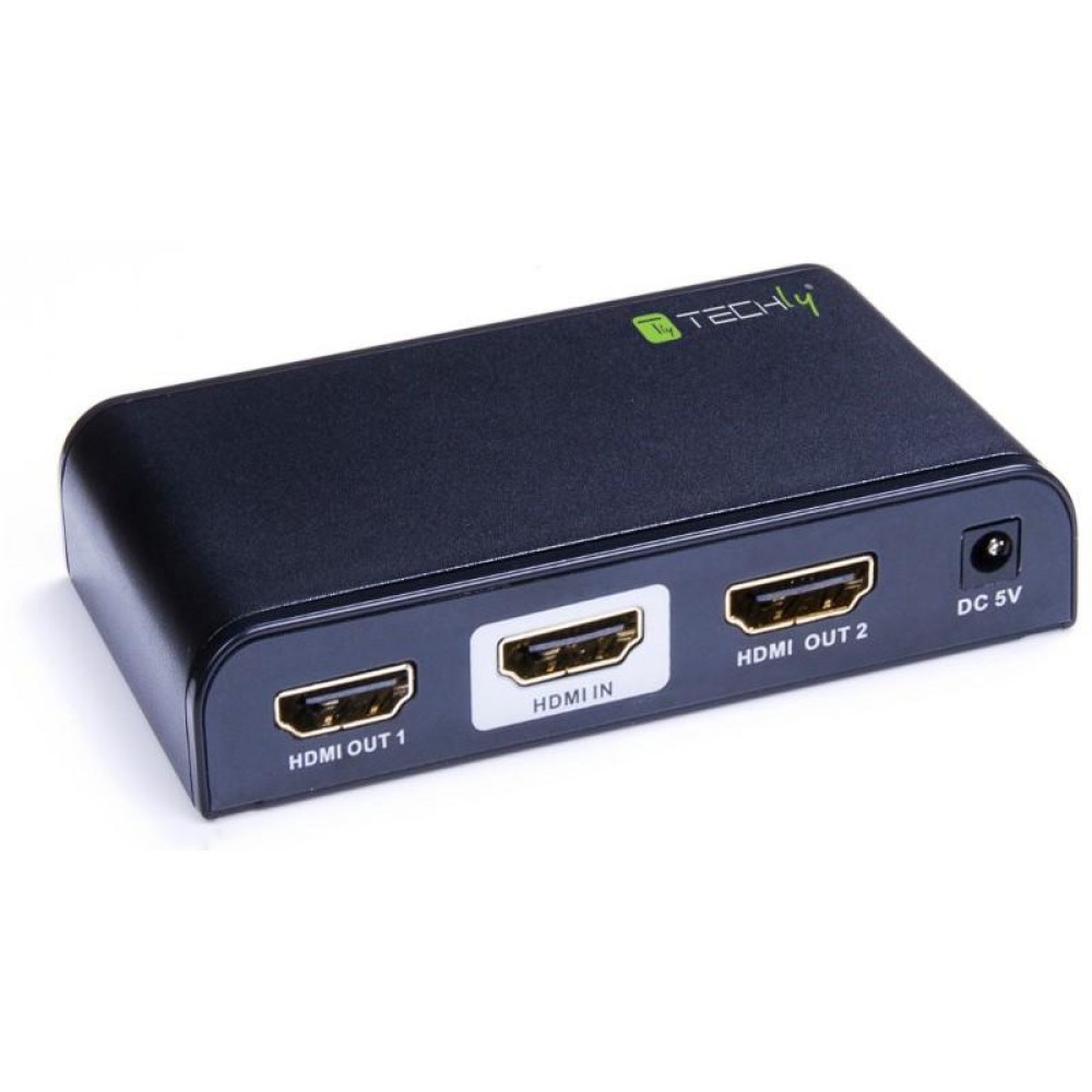 Techly HDMI 2.0 Splitter 4K, UHD, 3D, 2 Wege
