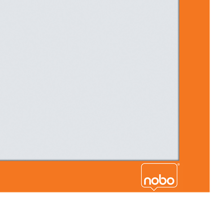 nobo Magnetrahmen selbstklebend orange A3, 2 St.