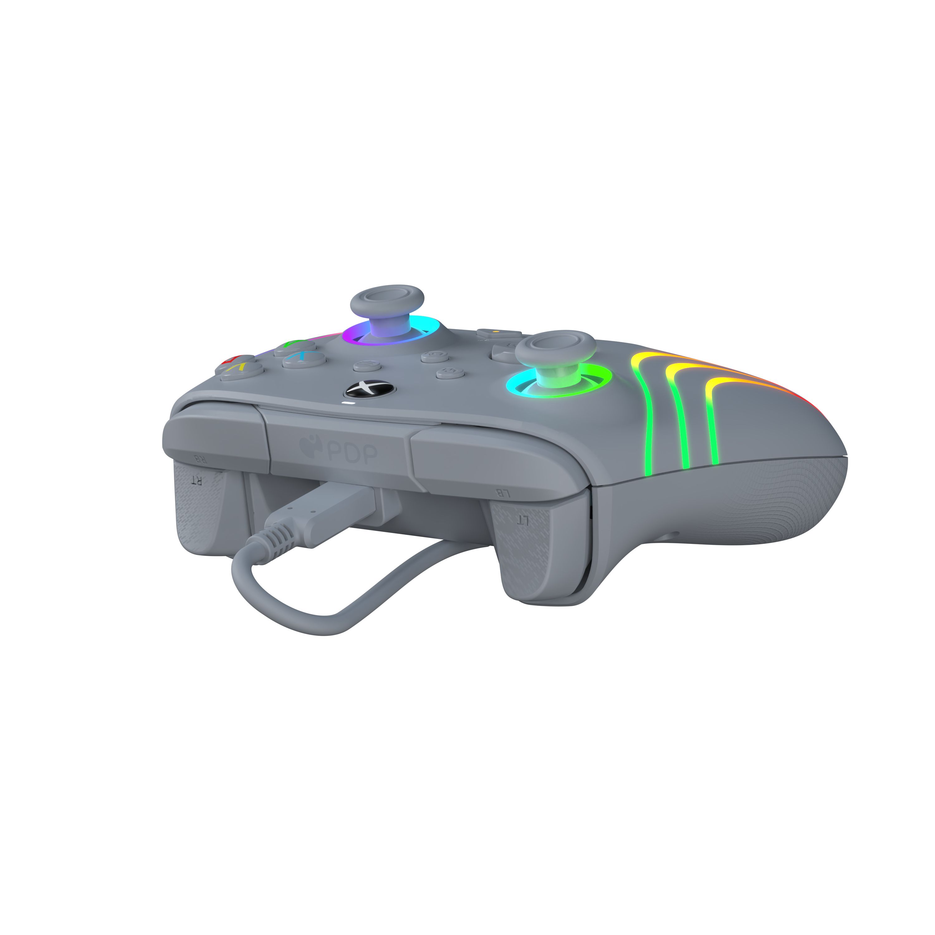 PDP Controller kabelgebunden Afterglow Wave grau XBOX Serie