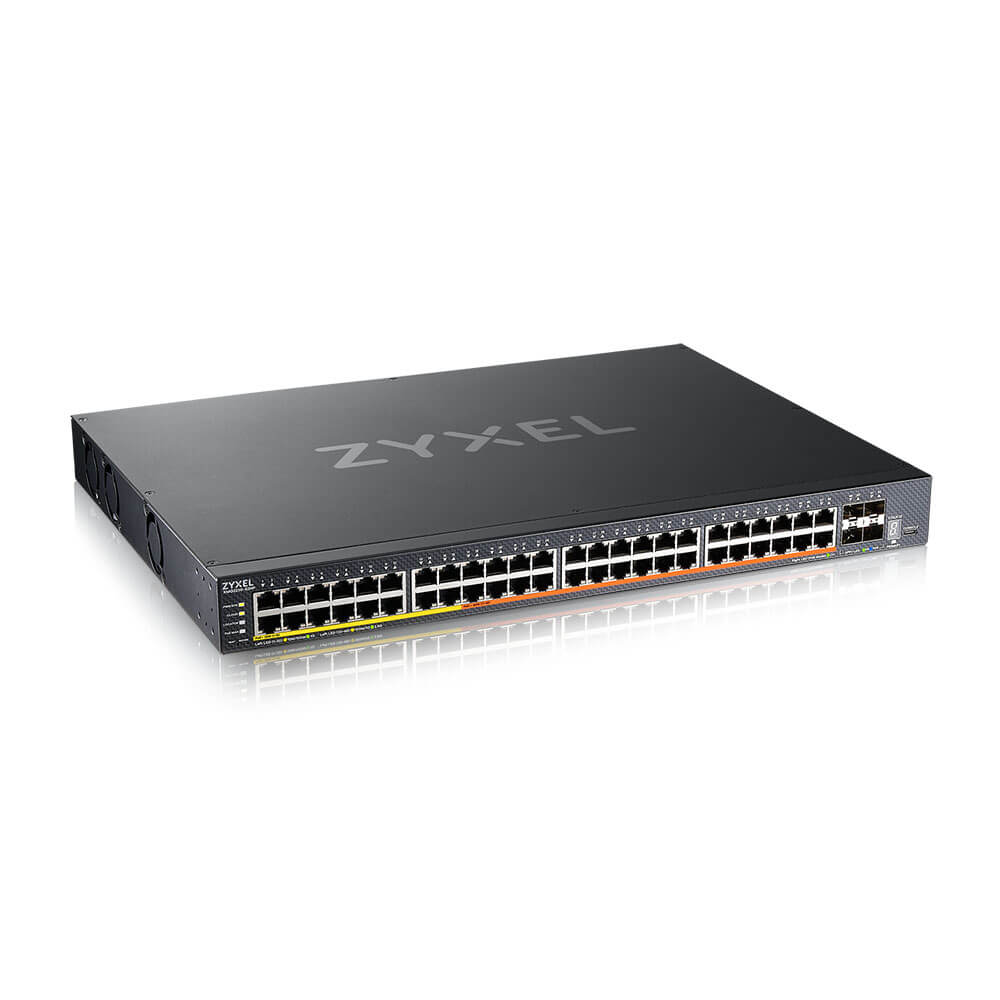 ZYXEL XMG2230-52HP 52-Port Layer 3 Access Switch PoE++ AC 960W DC 2400W 32 x 1G 16 x 2.5G MultiGig 4 x 10G SFP+ Uplink inkl. 1 Jahr