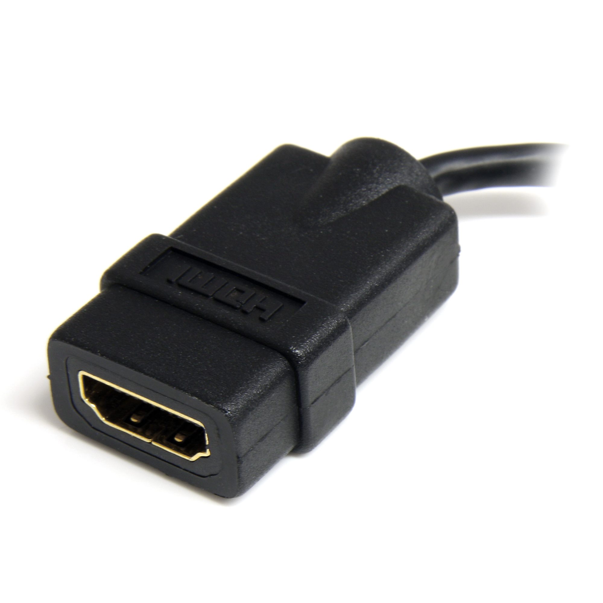 STARTECH.COM 12cm High-Speed HDMI Adapterkabel - HDMI auf Micro HDMI Kabel - Buchse/Stecker