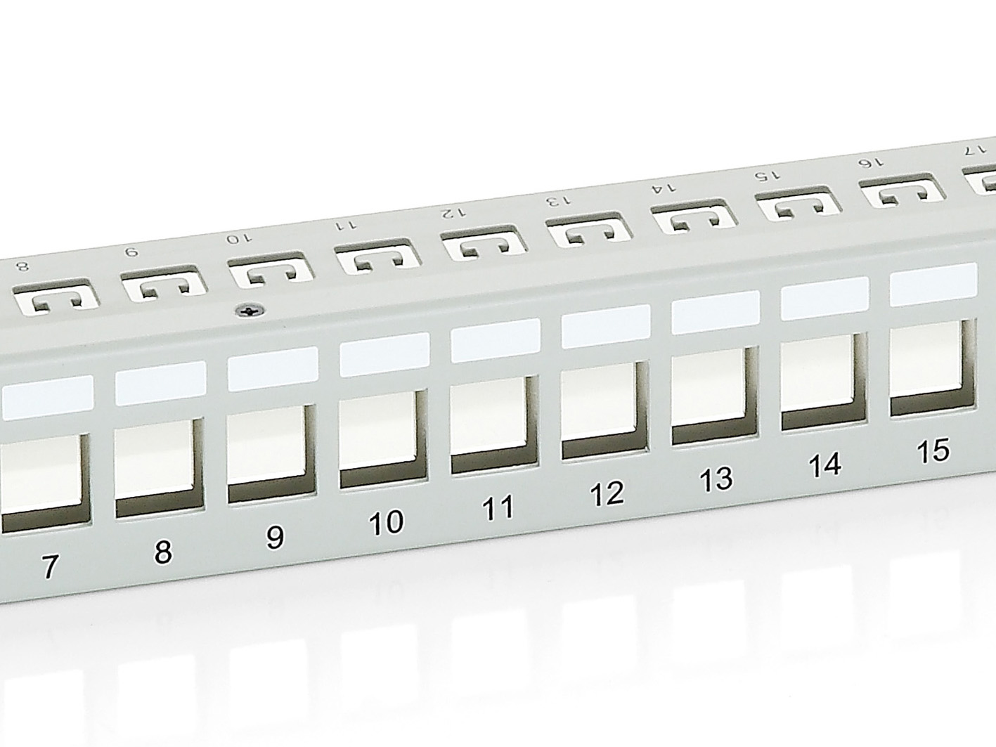 Equip 19 Patchpanel 24xKeystones FTP 1U LSA/110 RAL7035