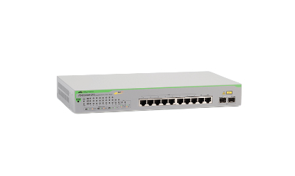 GIGABIT WEBSMART SWITCH 8XTPOE+ 2X SFP PORT EU POWER CORD