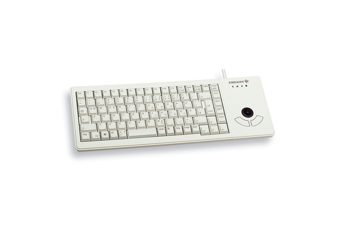 CHERRY ML5400 Tastatur Wired DE TKL 75% +Trackball hellgrau