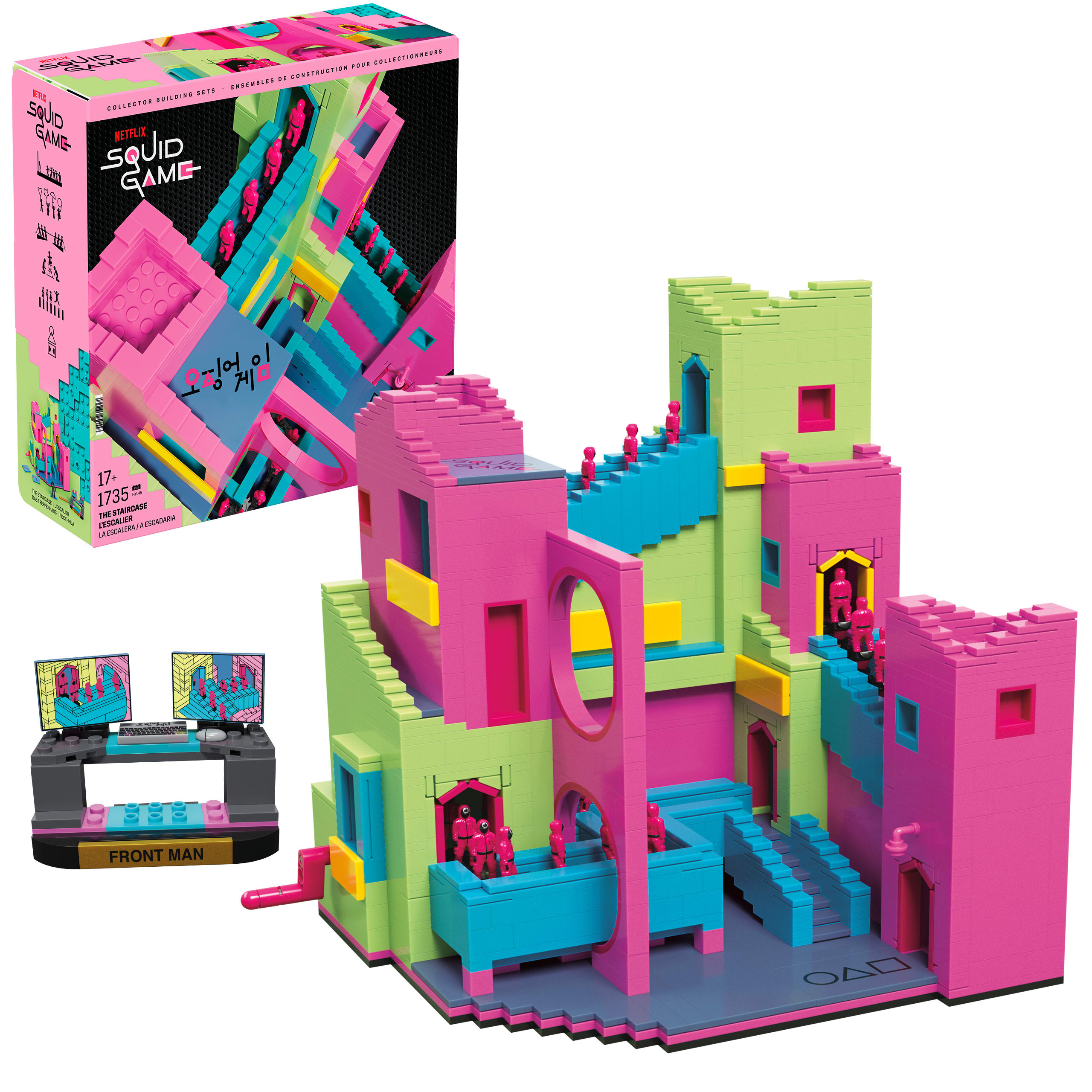 MEGA Showcase Squid Game Set, Konstruktionsspielzeug