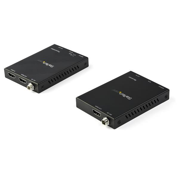 STARTECH.COM HDMI over CAT6 Extender Kit - 4K 60Hz - HDMI Balun Kit - Signal up to 165ft / 50m - HDR - 4:4:4 - 7.1 Audio Support