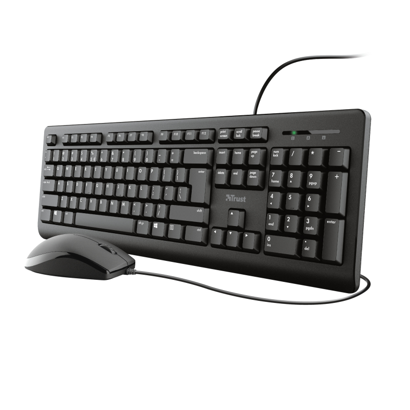 PRIMOKEYBOARD AND MOUSE SET QWERTZ WIRED