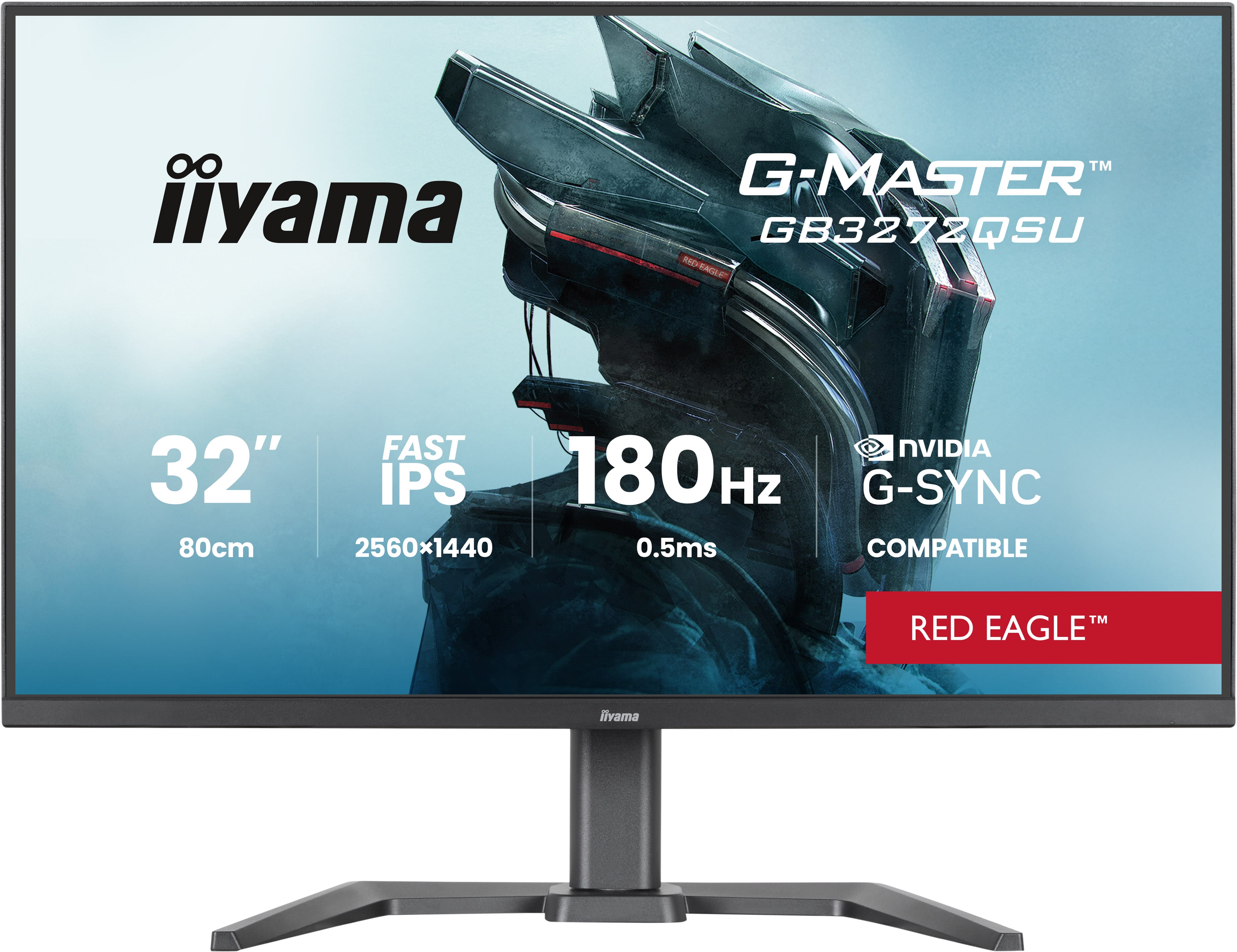 IIYAMA 80,0cm (32) GB3272QSU-B1 16:9 2xHDMI+DP+2xUSB-C