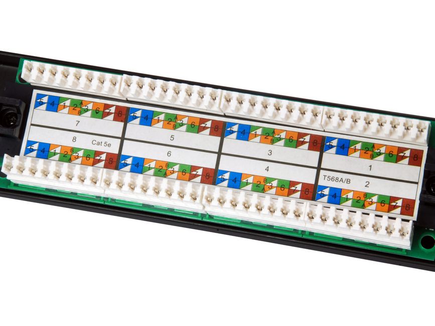 Equip 19 Patchpanel 16xRJ45 Cat5e UTP 1U 100MHz RAL9005