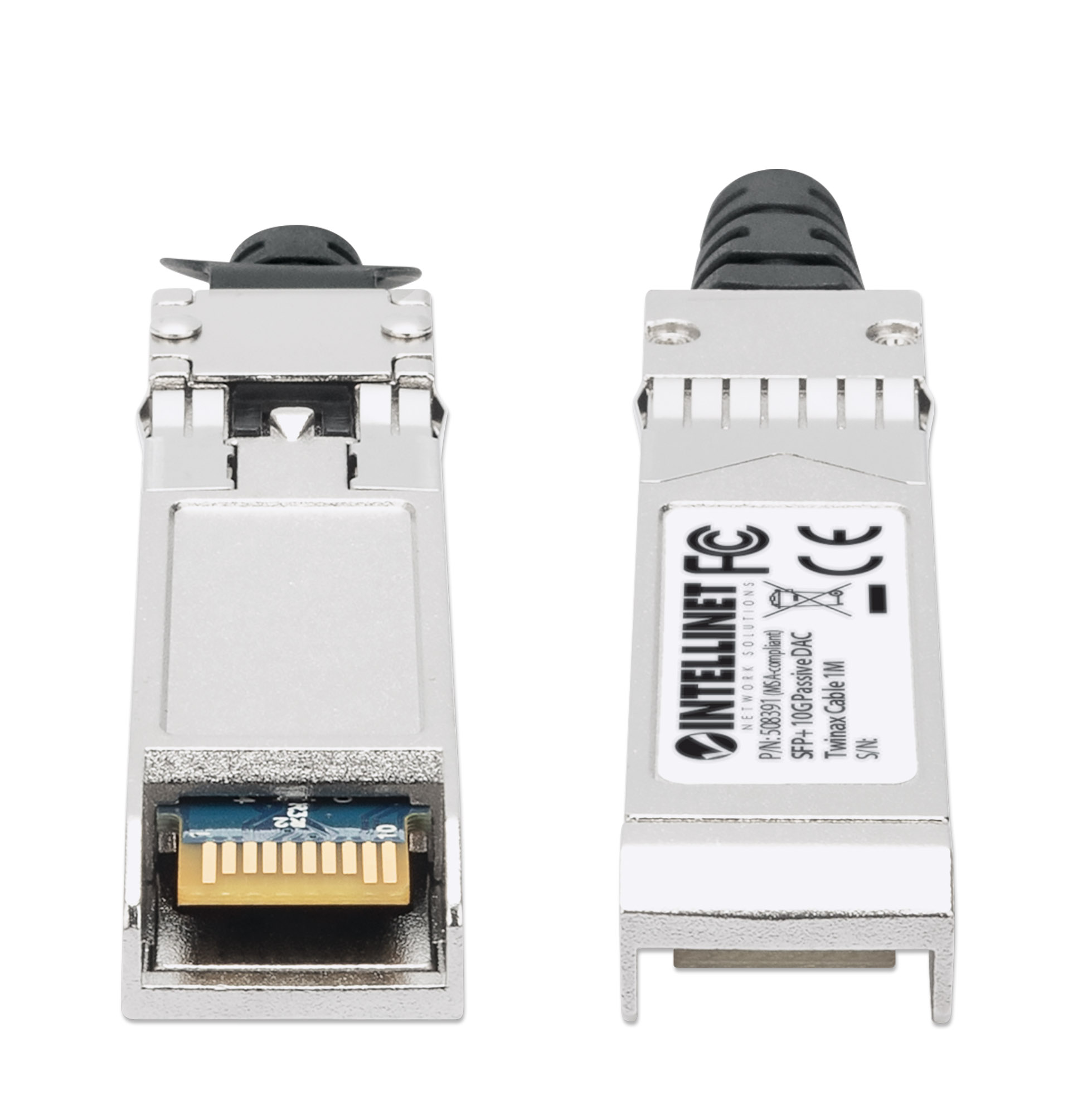 INTELLINET SFP+ 10G Passives DAC Twinax-Kabel 1,0m MSA-konf.