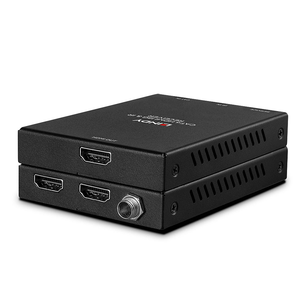LINDY 50m Cat.6 18G HDMI & IR Extender with Loop Out port