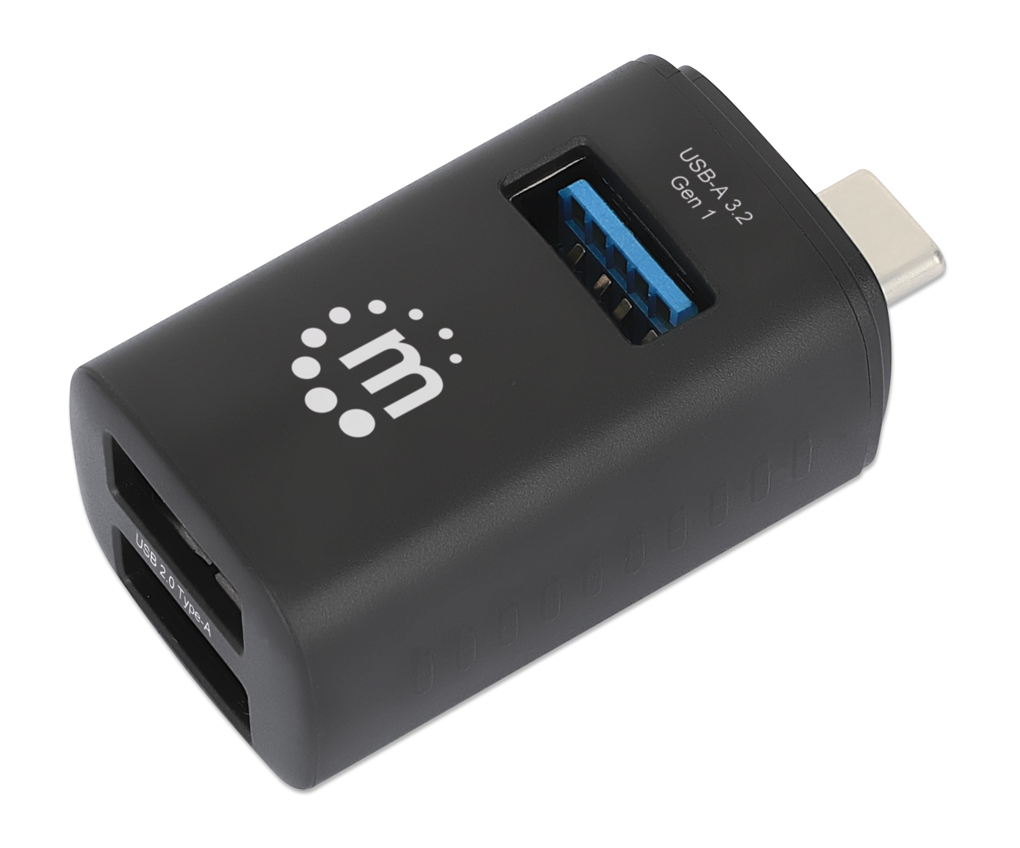MANHATTAN 3-Port USB 3.0 / 2.0 USB-C Stecker auf 3xA-Buchse