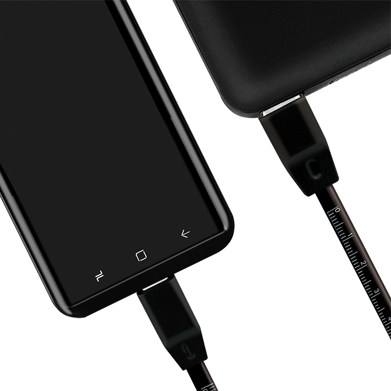 Logilink USB 2.0 Kabel zu USB-C Stecker, schwarz, 1,0m