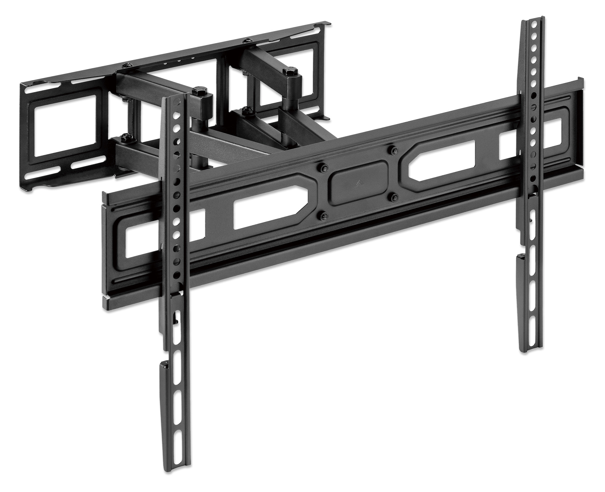 MANHATTAN TV-Wandhalterung neigbar schwenkbar horizontal nachjustierbar 93,98 - 203,2 cm 37 - 80 Zoll und bis 40kg Full Motion