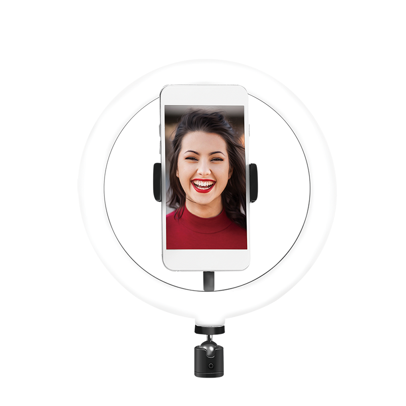 Logilink Smartphone-Ringlicht, DM 20cm, 1.8m Kabel