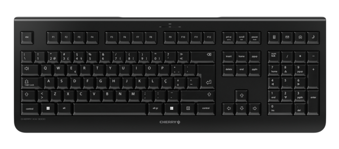 KW 3000 KEYBOARD WIRELESS LAYOUT-PORTUGAL BLACK