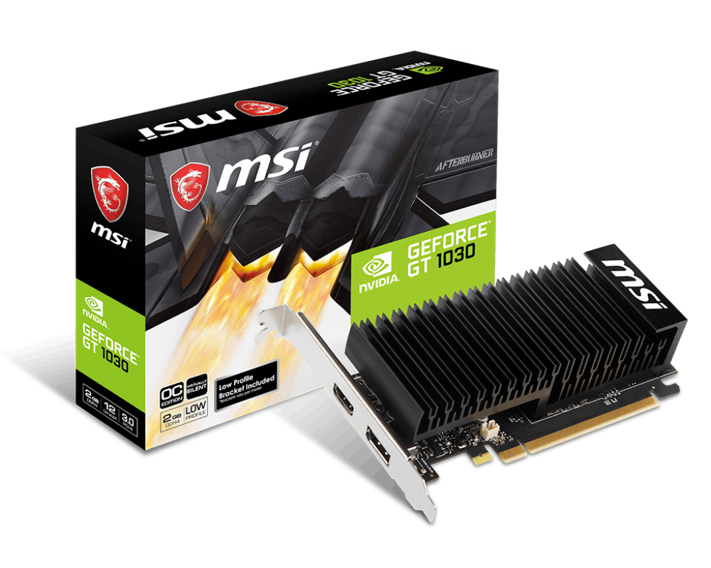 GT1030 2GB MSI OC LP passiv DDR4