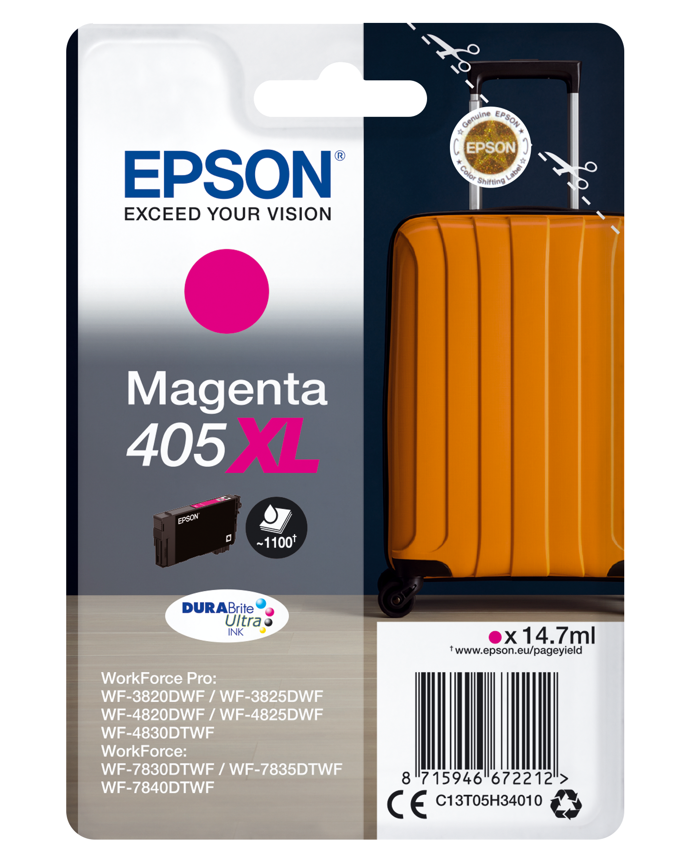 EPSON 405XL / T05H3 (Koffer) magenta Druckerpatrone