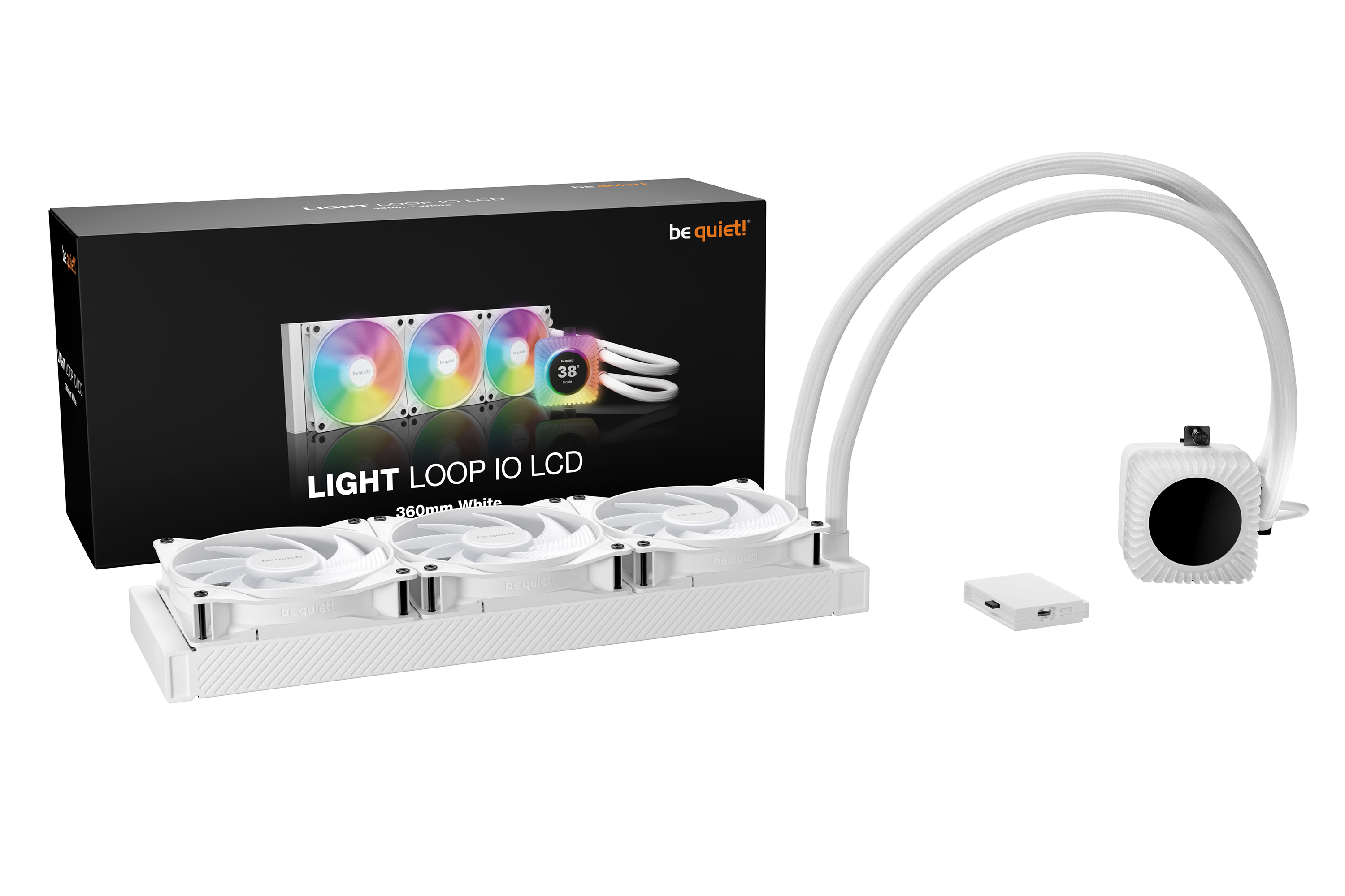 Light Loop IO LCD 360mm, Wasserkühlung