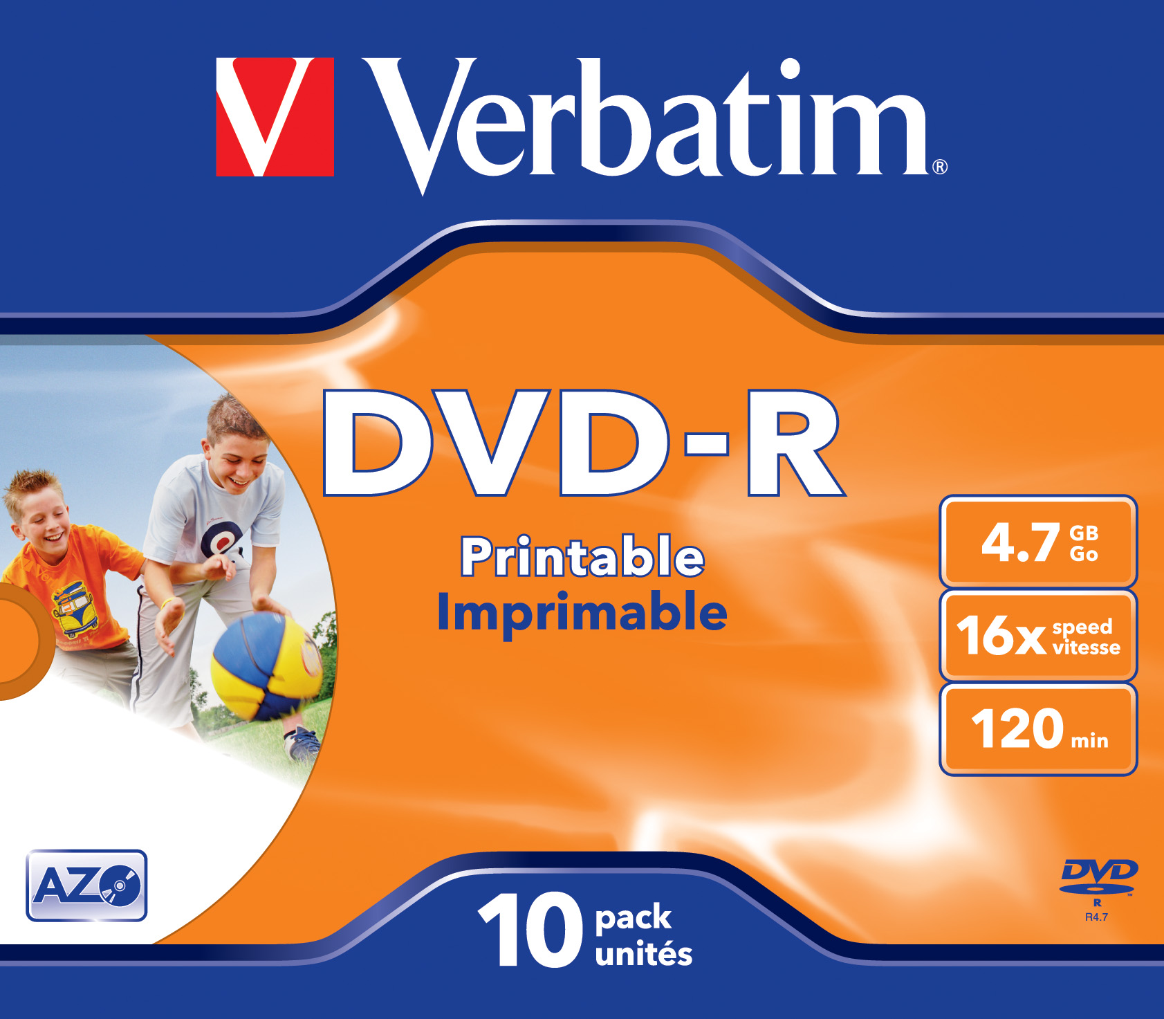 DVD-R Verbatim 4,7GB 10pcs Jew PS 16x