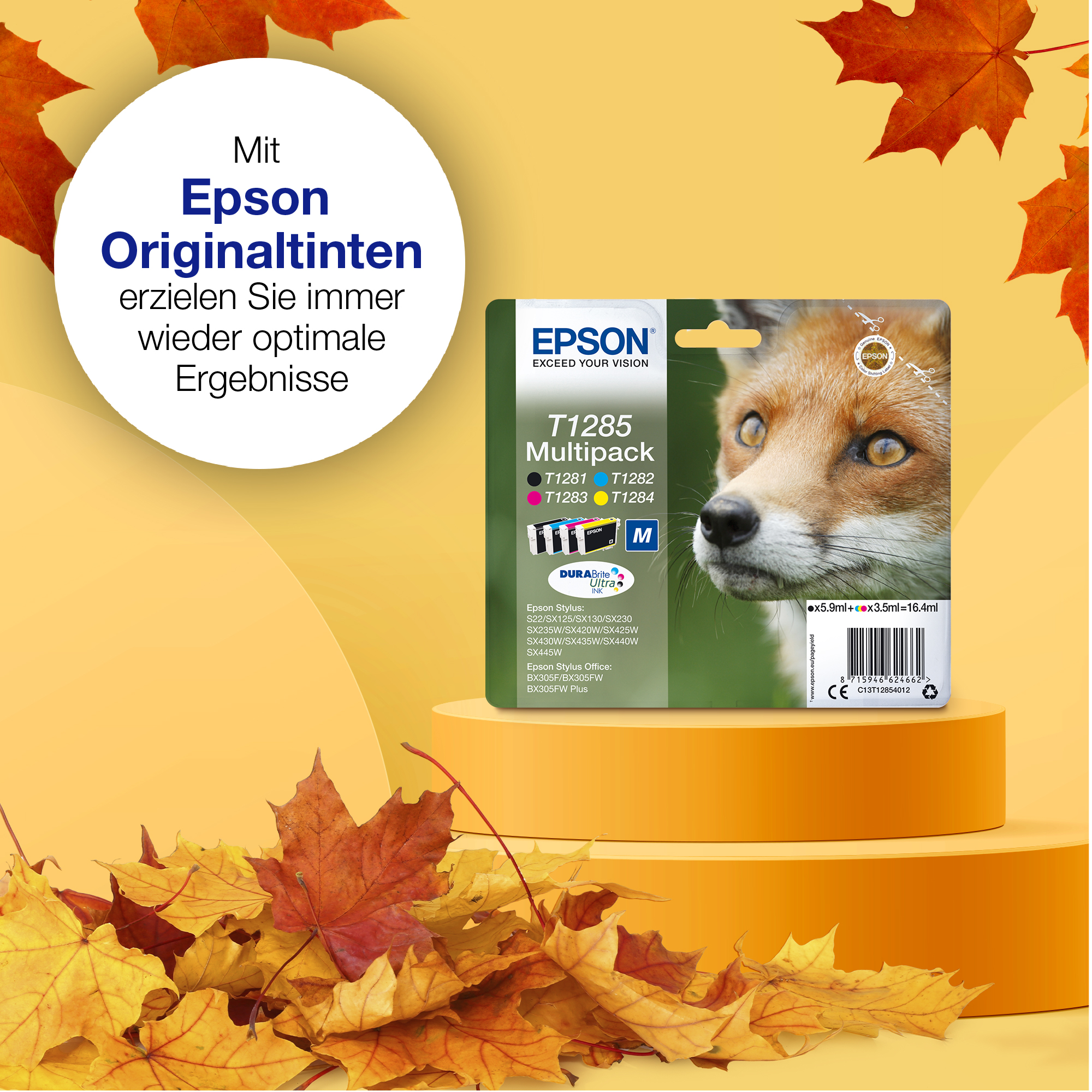 EPSON T1281M (Fuchs) schwarz Druckerpatrone
