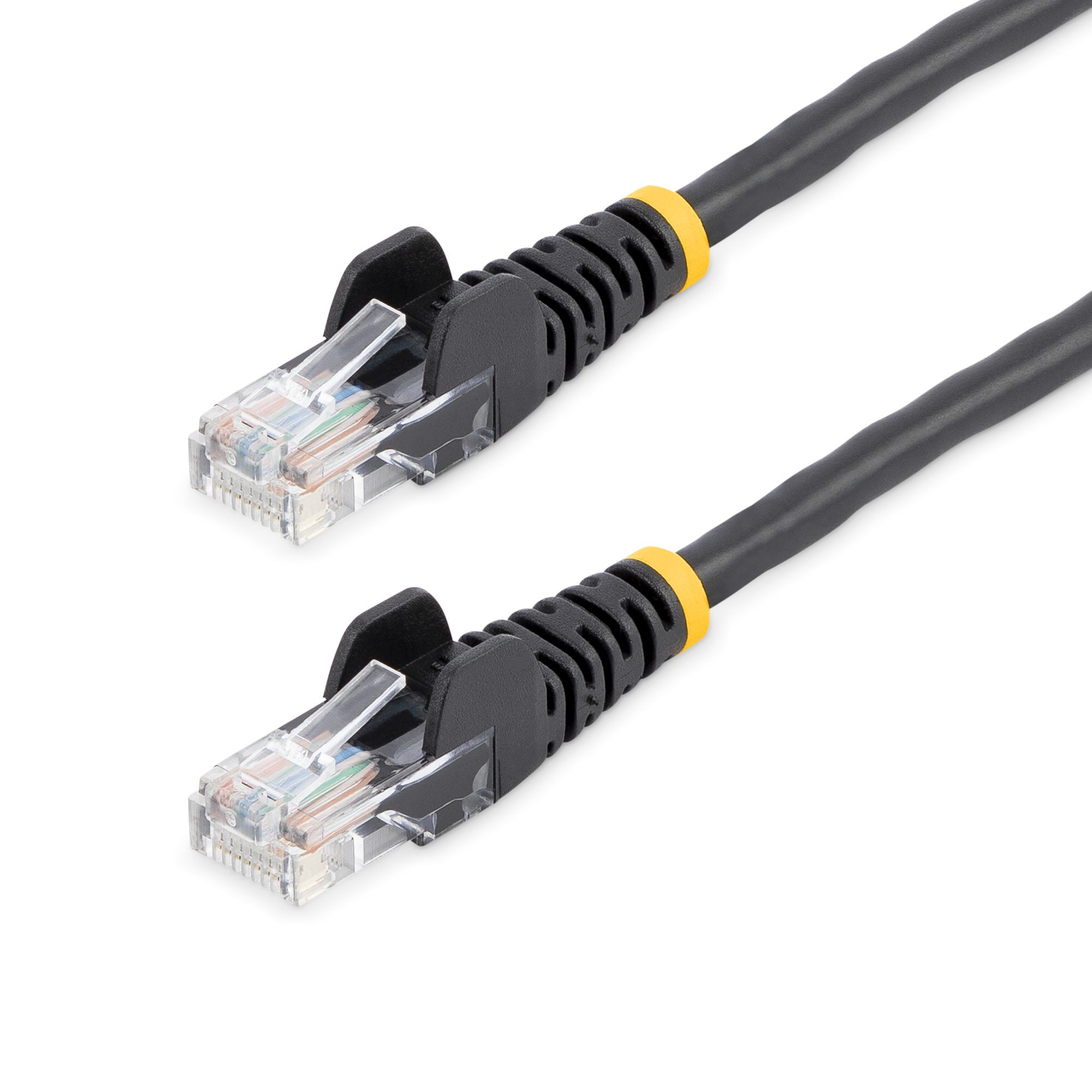 5M BLACK CAT 5E PATCH CABLE .