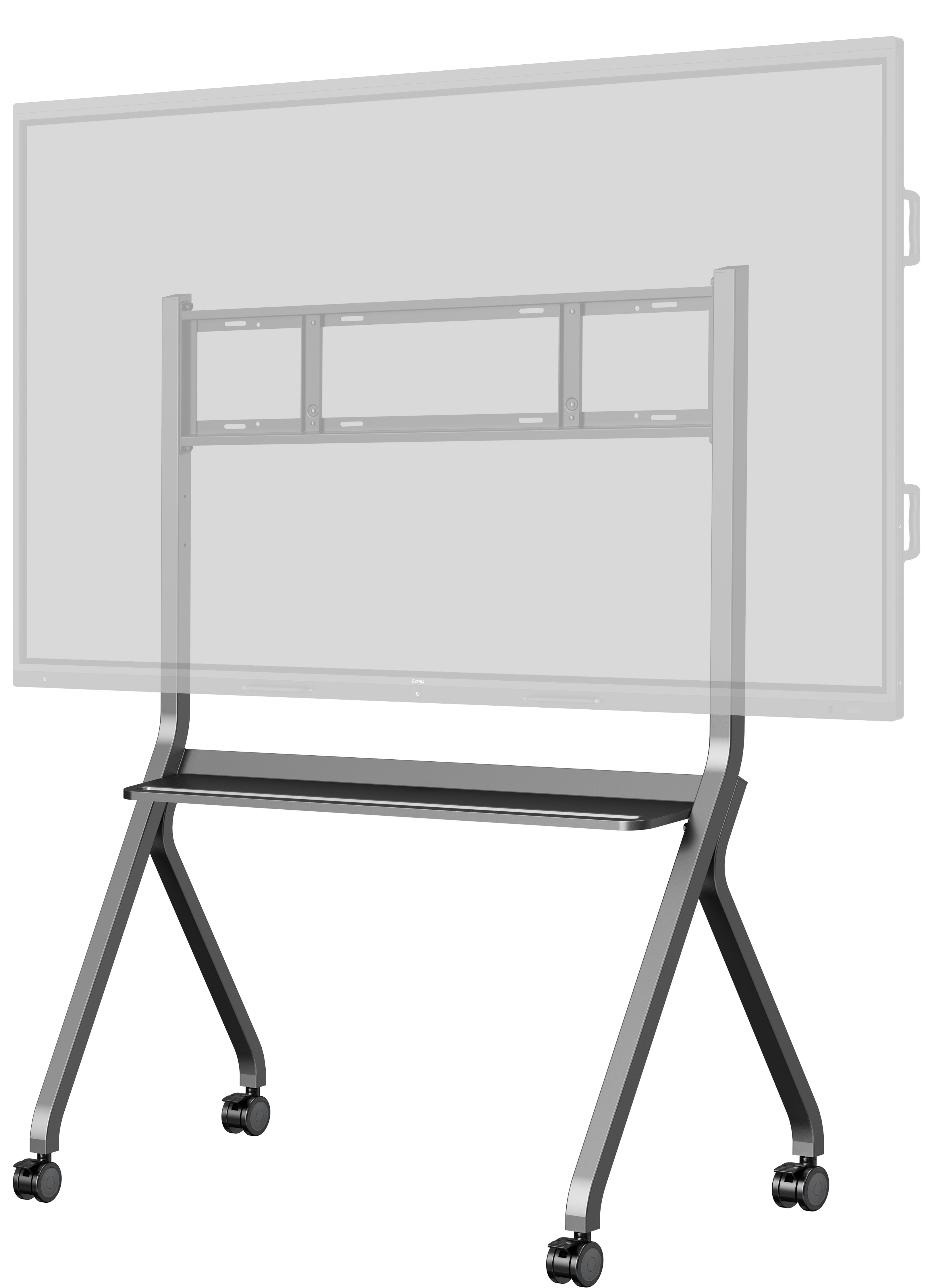 CART F/ 55-86IN DISPL 800X600MM MAX100KG 3L SILVER/GREY