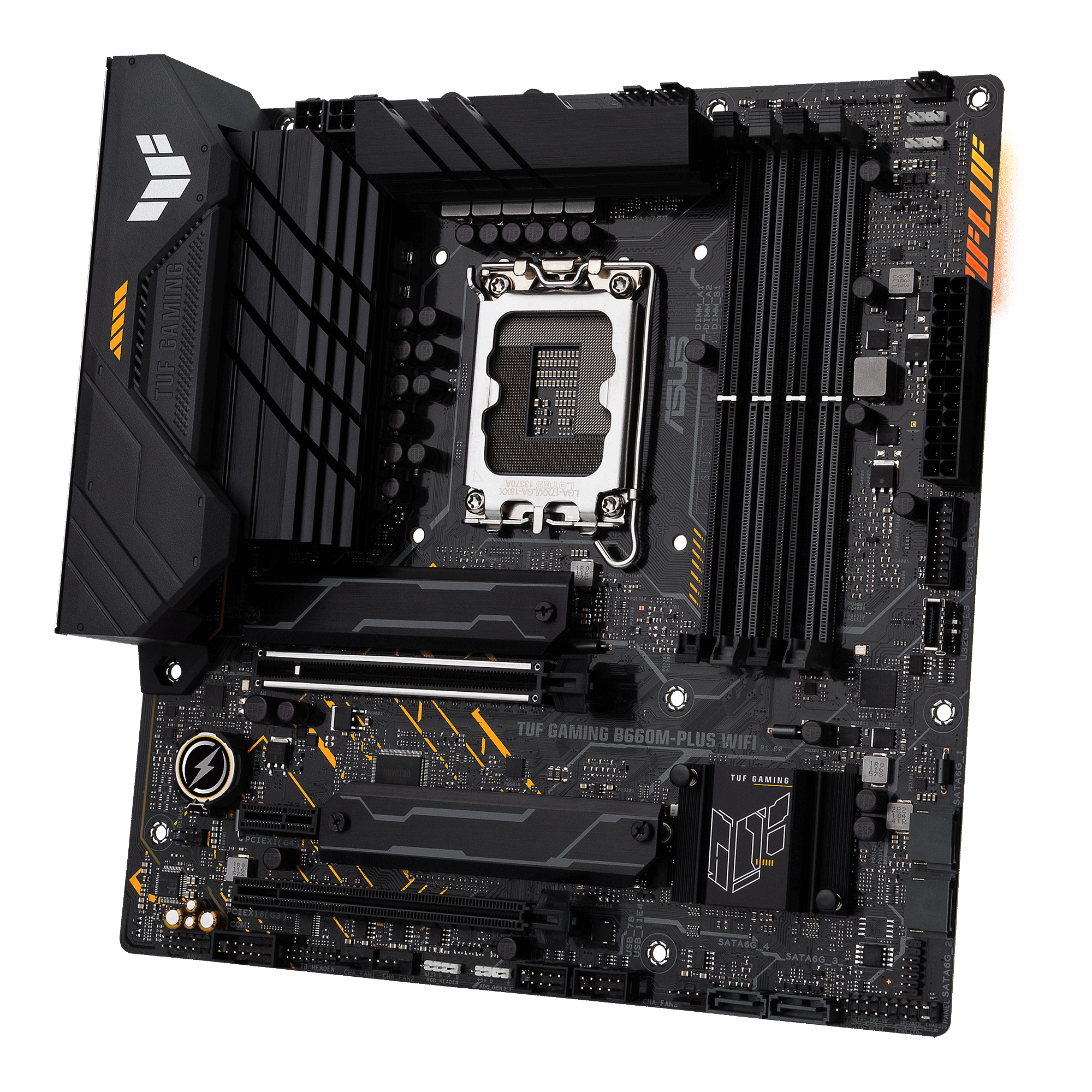 ASUS TUF GAMING B660M-PLUS WIFI D4 LGA1700 4xDIMM DDR4 mATX 4xSATA 2xM.2 1xHDMI 1xDP MB