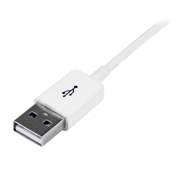 1M WHITE USB EXTENSION CABLE .