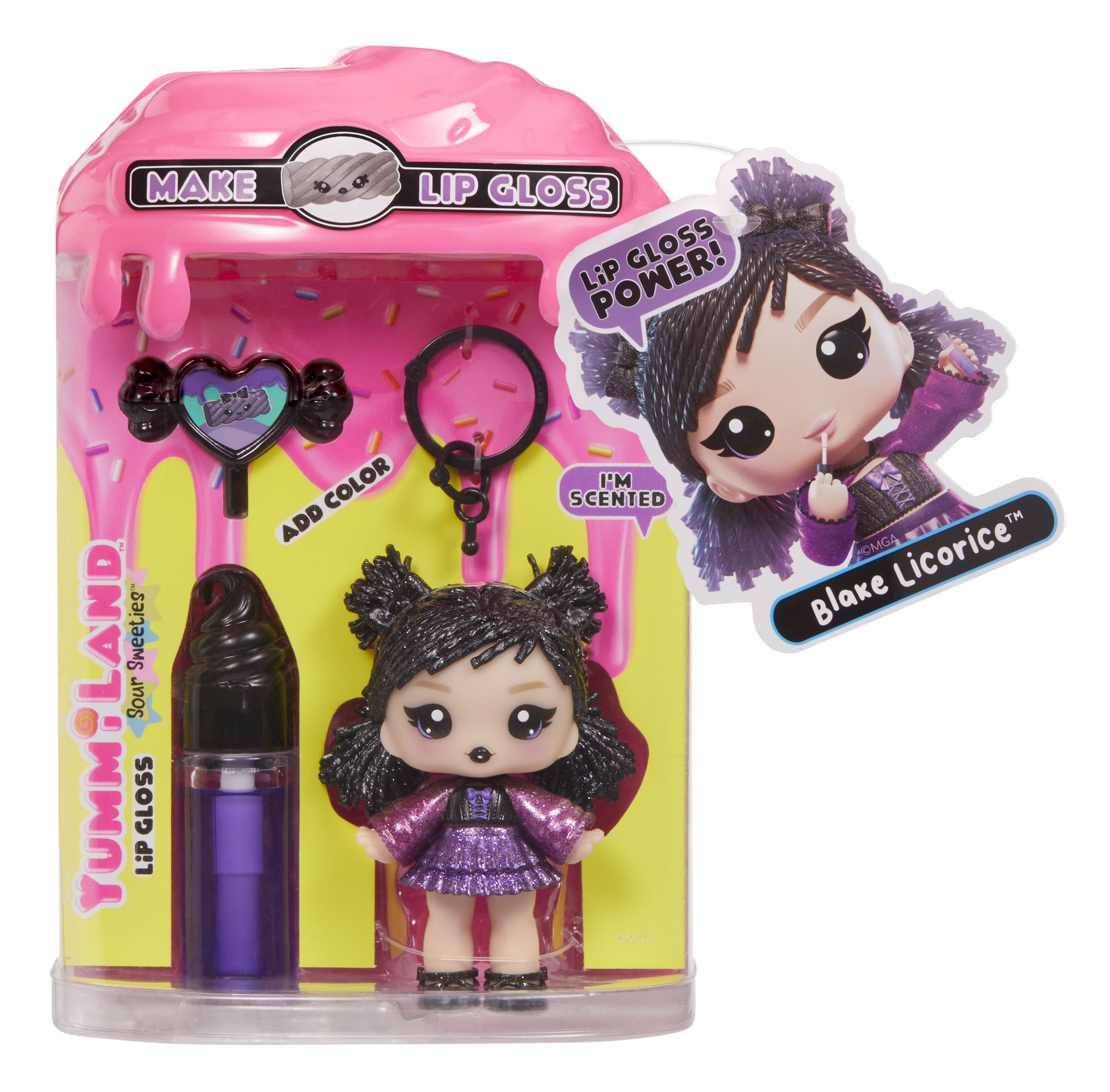 Yummiland Lip Gloss Doll Sour Sweeties - Blake Likorice, Puppe