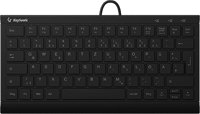 KeySonic Mini-TAS mit Nummernblock, BK, KSK-5011ELC (DE)