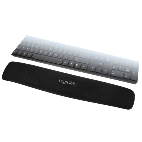 Logilink Handballenauflage Tastatur schwarz Gel