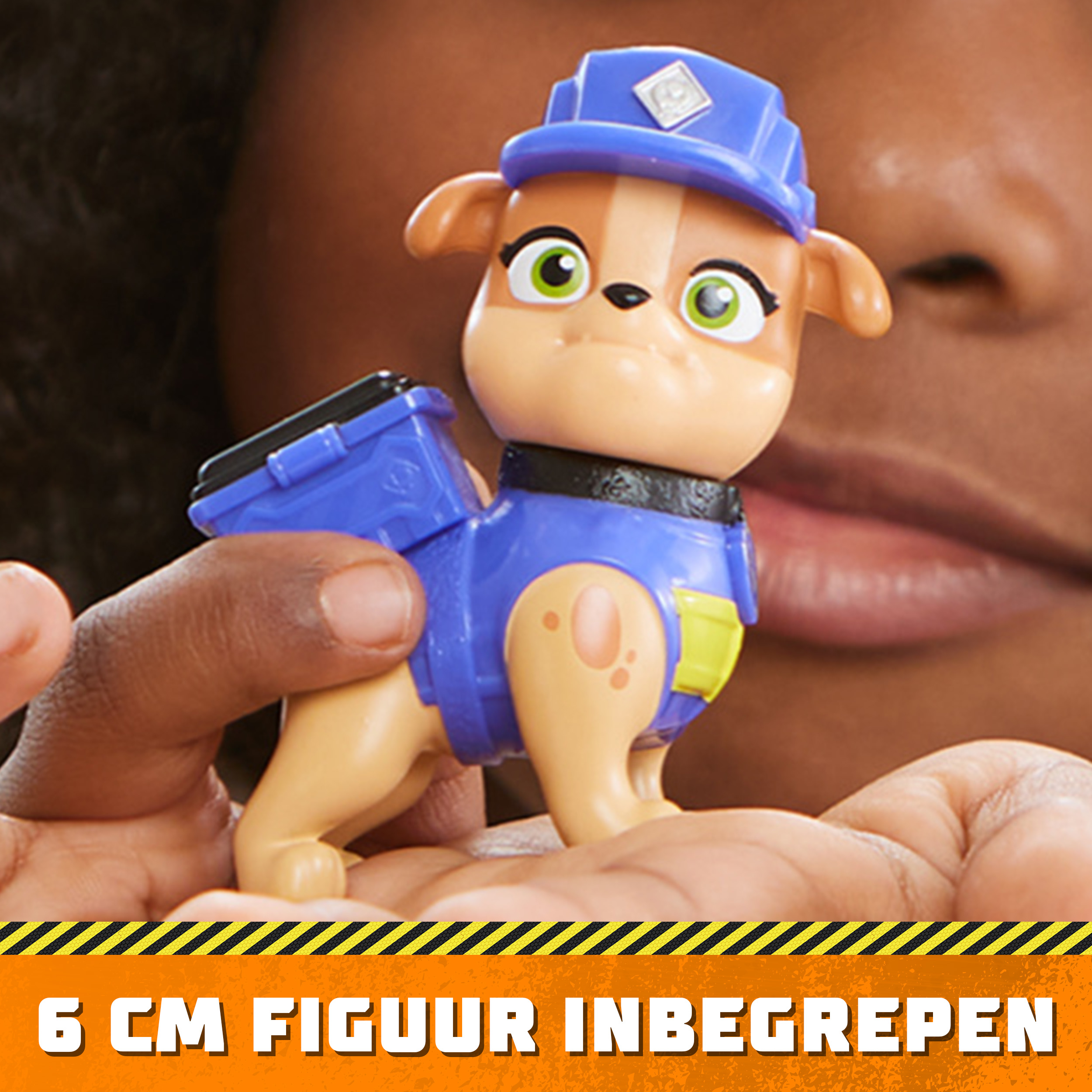 Rubble & Crew - Zementmischer-Baufahrzeug mit Mix-Figur, Spielfahrzeug