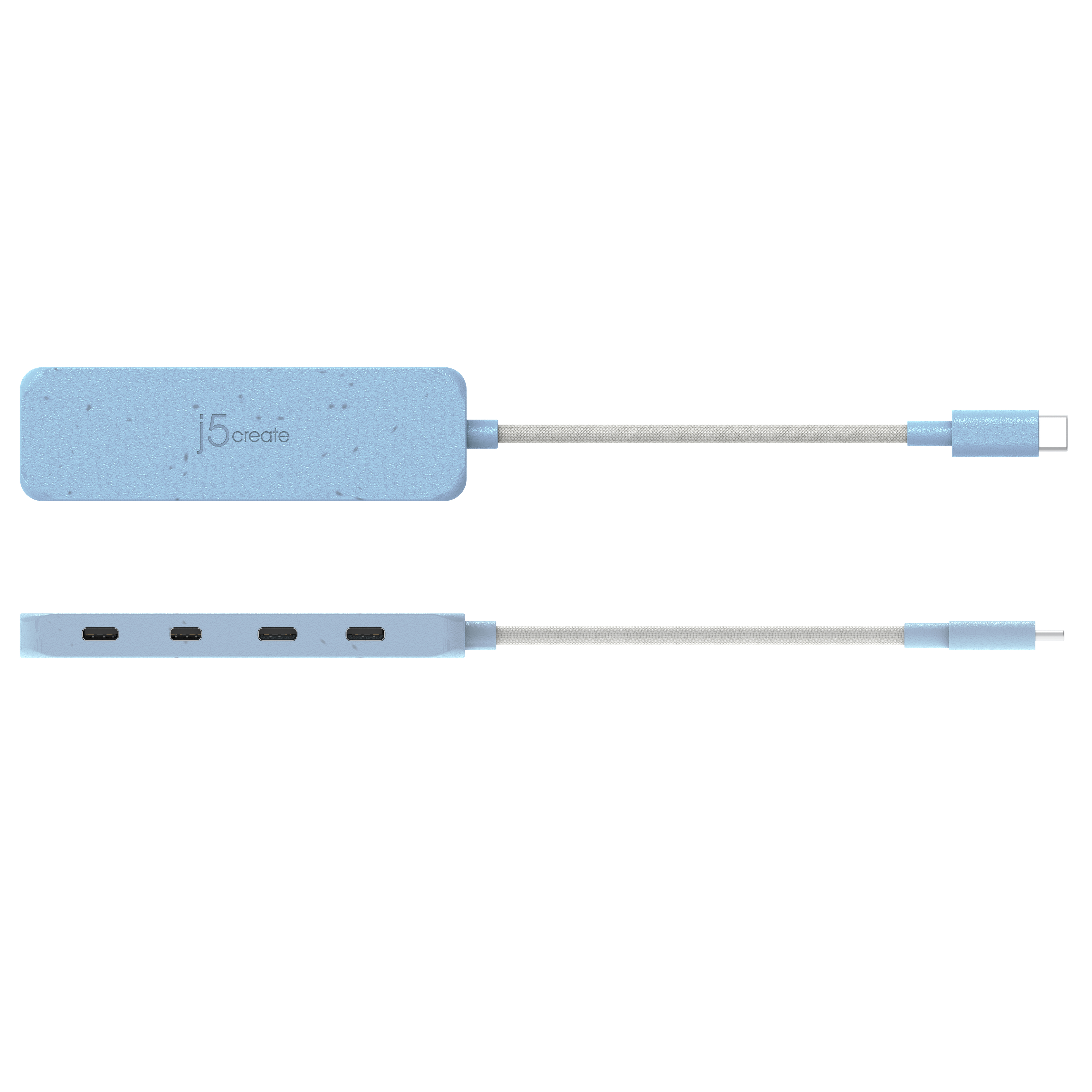ECO-FRIENDLY USB-C TO 4-PORT TYPE-C GEN 2 HUB