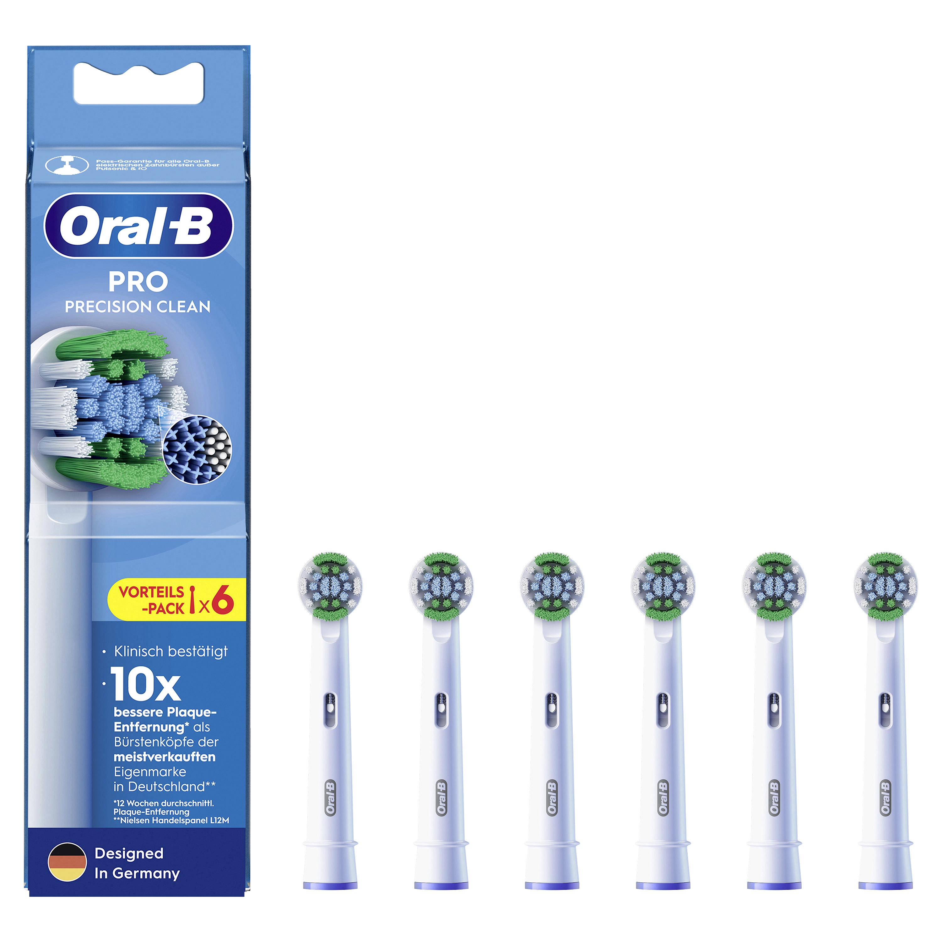 Oral-B Pro Precision Clean Aufsteckbürsten 6er weiß